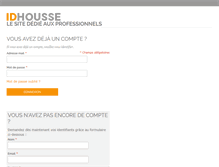 Tablet Screenshot of idhousse.com